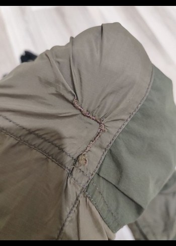 Erkek Kamuflaj Desenli Askılı Tulum - Görsel 7