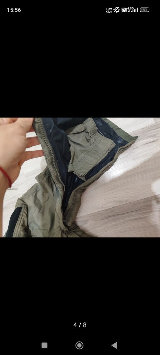 Erkek Kamuflaj Desenli Askılı Tulum - Görsel 4