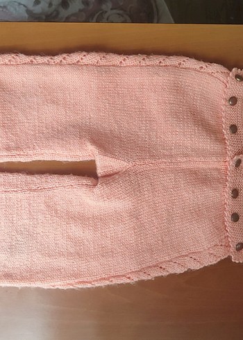 Nakışlı Pembe Kız bebek tulum takım - Görsel 4