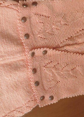 Nakışlı Pembe Kız bebek tulum takım - Görsel 5