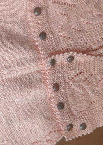 Nakışlı Pembe Kız bebek tulum takım - Görsel 6