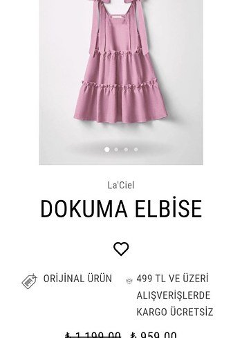 Pembe Fırfırlı Keten Askılı Kız Elbisesi - Görsel 6