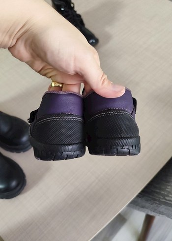 Mor Erkek Bebek İlk Adım Ayakkabısı - Görsel 5