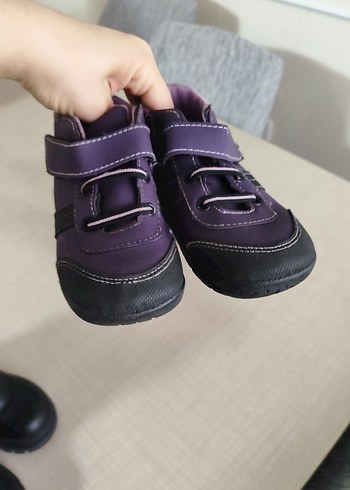 Mor Erkek Bebek İlk Adım Ayakkabısı - Görsel 2