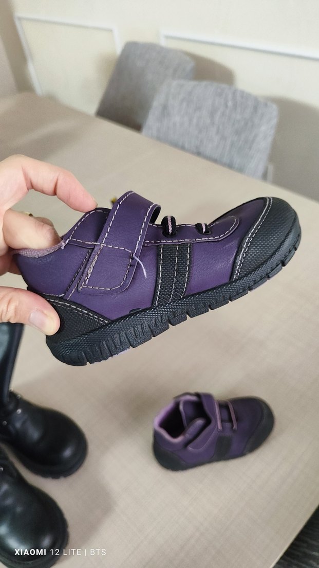 Mor Erkek Bebek İlk Adım Ayakkabısı - Görsel 3