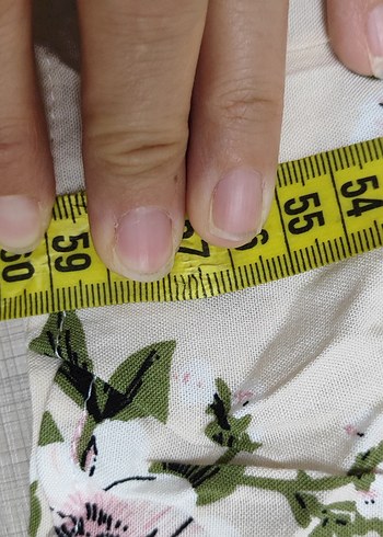 Çiçek Desenli Beyaz Bohem Mini Etek - Görsel 6