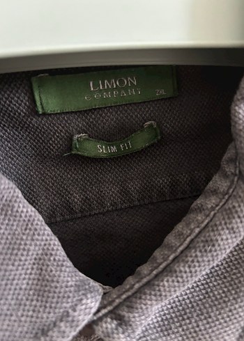 2xl Beden Gri Erkek Denim Gömlek, Uzun Kollu, Düğmeli