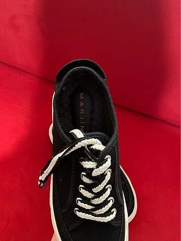 37 Beden siyah Renk MARJIN KADIN SNEAKER KOTNEL