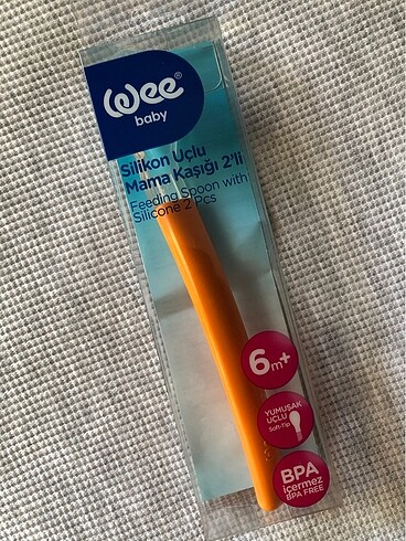 Wee Baby Silikon Uçlu Mama Kaşığı