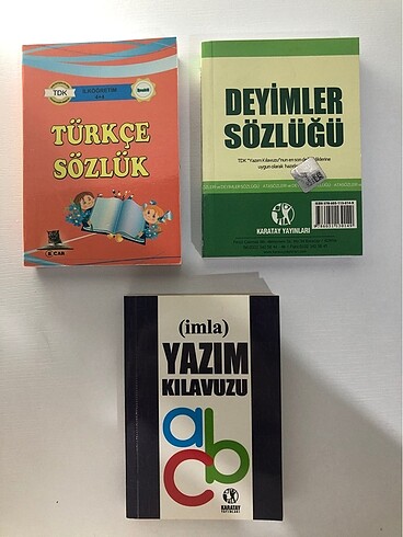 Türkçe Sözlük+Yazım Kılavuzu+Deyim ve Atatsözü Sözlüğü
