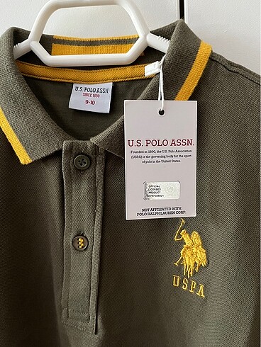10 Yaş Beden haki Renk Orijinal US Polo Assn Çocuk Uzun Kollu Tişört-SIFIR ÜRÜN