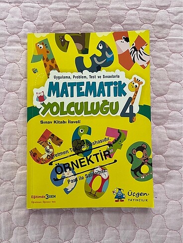 Üçgen Yayıncılık İlkokul 4 Matematik Yolculuğu Soru Kitabı