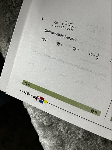 Beden Renk Apotemi Limit ve Süreklilik Fasikülü-SIFIR-