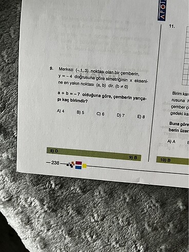 Beden Renk Apotemi Analitik Geometri Fasikülü-SIFIR-