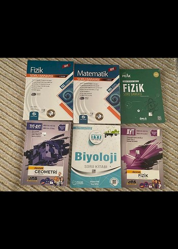 TYT-AYT Matematik, Fizik, Biyoloji Soru Kitapları