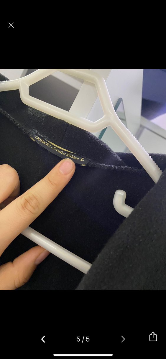 Siyah Kuşaklı Kadın Kaban - Görsel 5