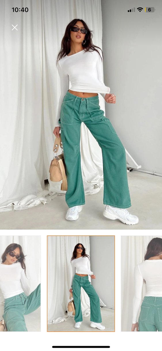 Beyaz - Siyah Uzun Kollu Kadın Bluz - Görsel 2