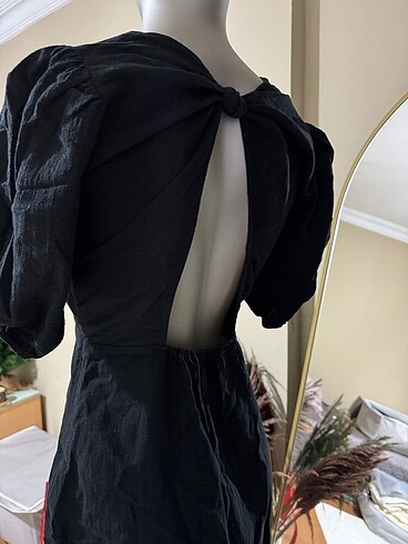 H&M siyah elbise - Görsel 4
