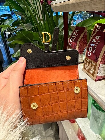 Dior kartlık cüzdan deri - Görsel 3