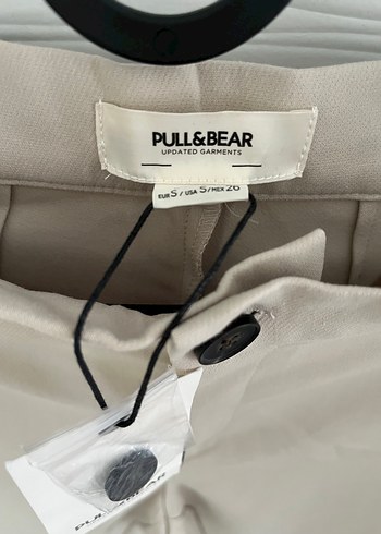 Bej Midi Kadın Kumaş Pantolon - Görsel 2