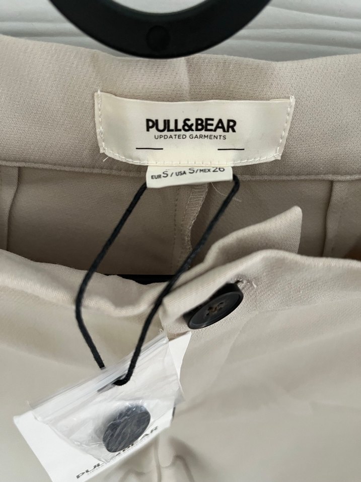 Bej Midi Kadın Kumaş Pantolon - Görsel 2