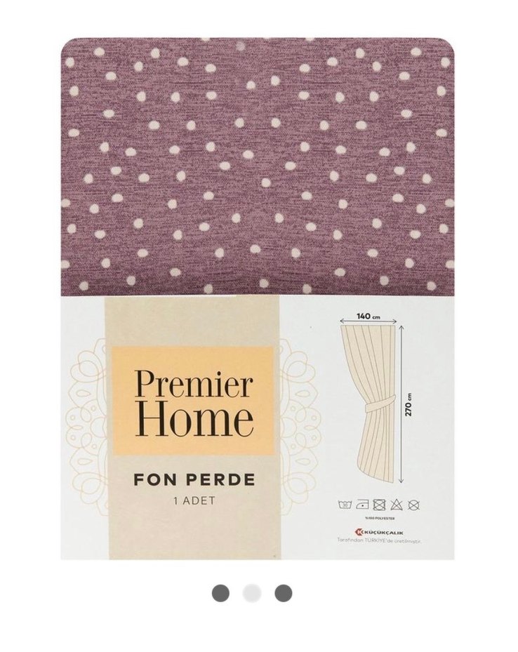 Lila desenli çocuk odası fon perde 2 kanat - Görsel 4