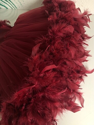 Bordo elbise