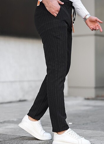 Yazlık çizgili model erkek pantolon