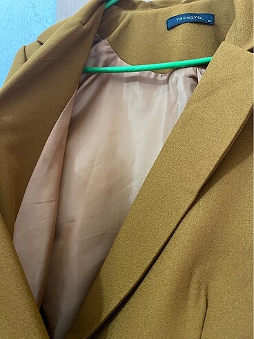 38 Beden kahverengi Renk Blazer ceket