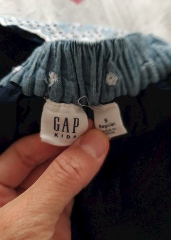 6 Yaş Beden Nakışlı Fırfırlı Kız Çocuk Denim Etek