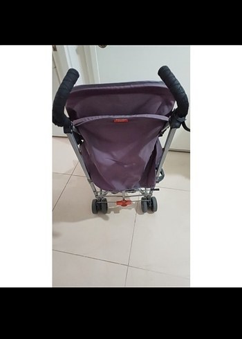 Mor Bebek Arabası Gri Detaylı ürün rezervedir