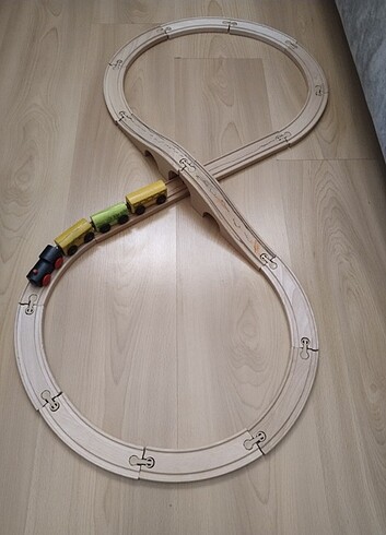 Beden Renk Ahşap tren yolu seti
