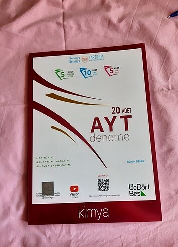 345 Yayınları AYT Kimya Denemesi