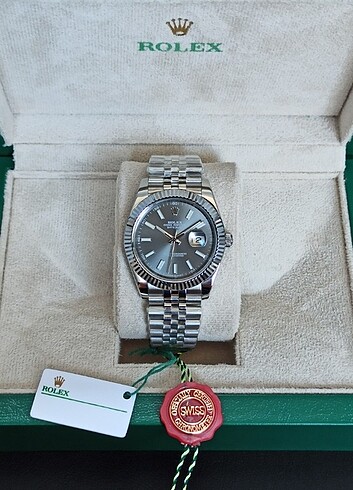  Beden gri Renk ROLEX DATEJUST RHODIUM 41mm