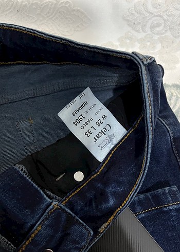 Kadın Lacivert Midi Kot Pantolon - Görsel 4