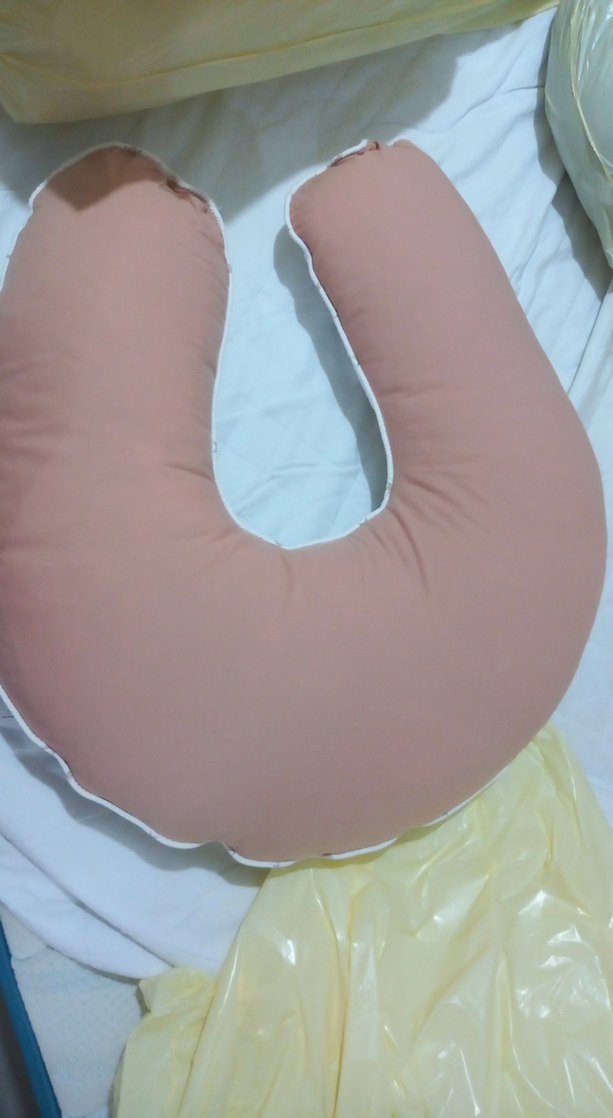 Bebek Emzirme Yastığı Beyaz Yıldız Desenli - Görsel 3