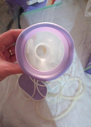 lansinoh Pastel Mor Göğüs Pompası