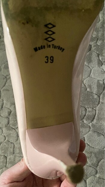 39 Beden Temiz pudra renk stiletto