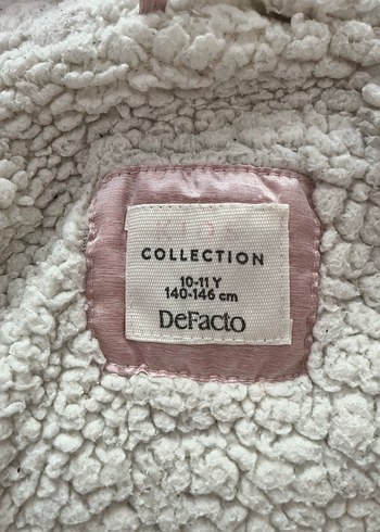 Kız Çocuk Pembe Kürklü Mont - Görsel 5