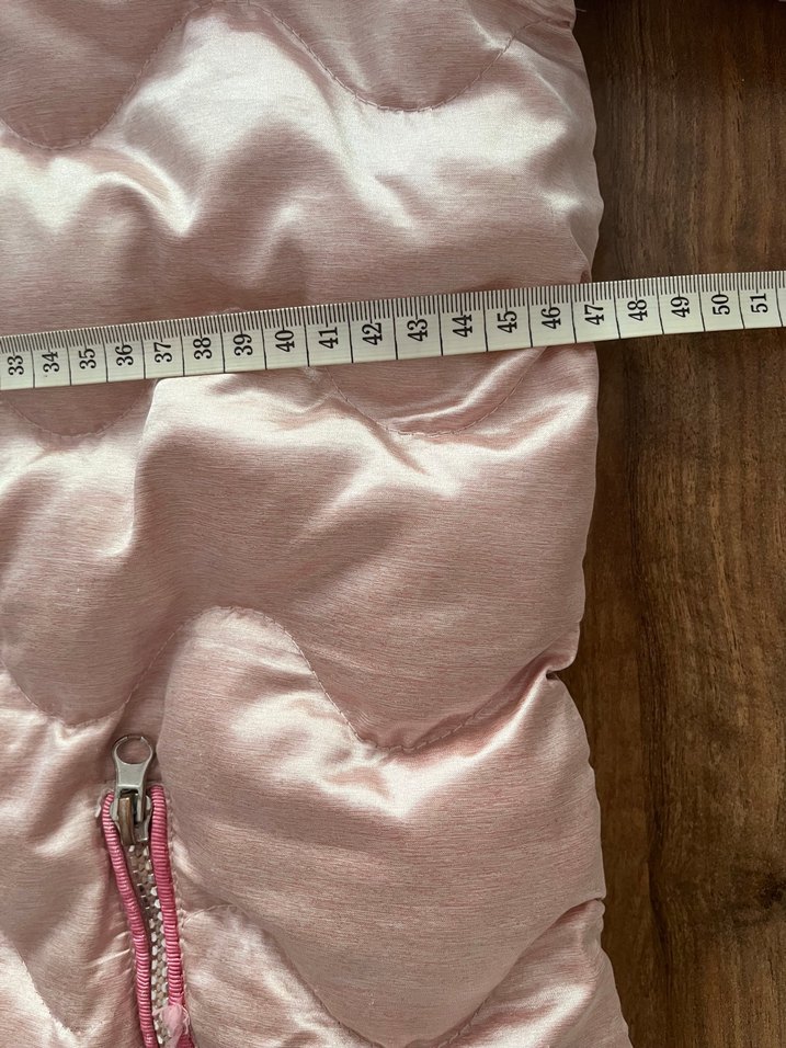 Kız Çocuk Pembe Kürklü Mont - Görsel 3