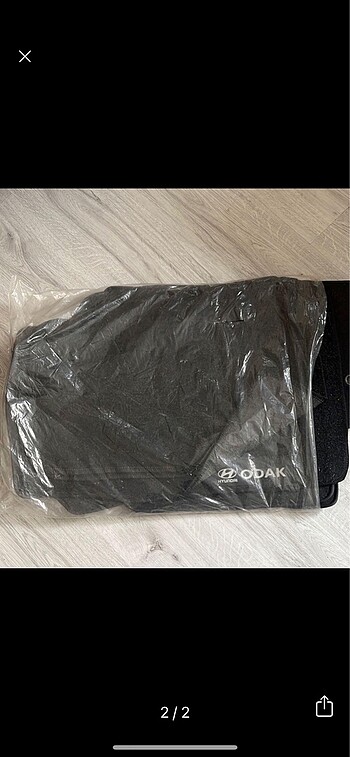 Az kullanılmış orijinal i20 paspas - Görsel 2