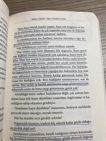 Beden hayır diyebilme sanatı