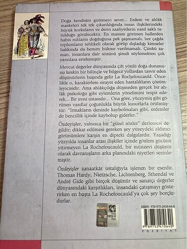  Beden la rochefoucauld özdeyişler 