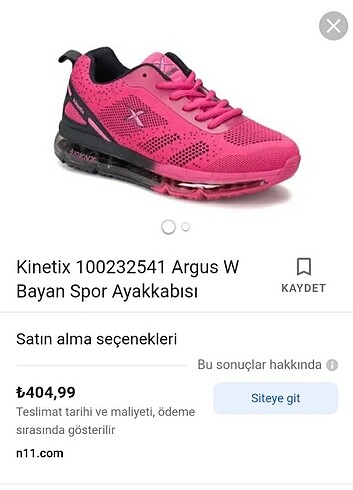 Spor ayakkabı #kinetix