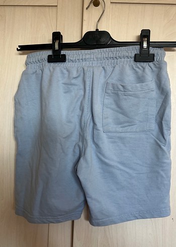 Mavi Baskılı Midi Hamile Şort - Görsel 5