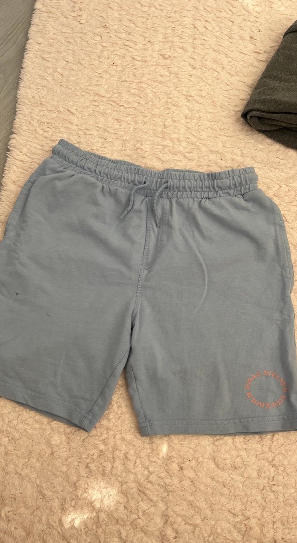 Mavi Baskılı Midi Hamile Şort - Görsel 2