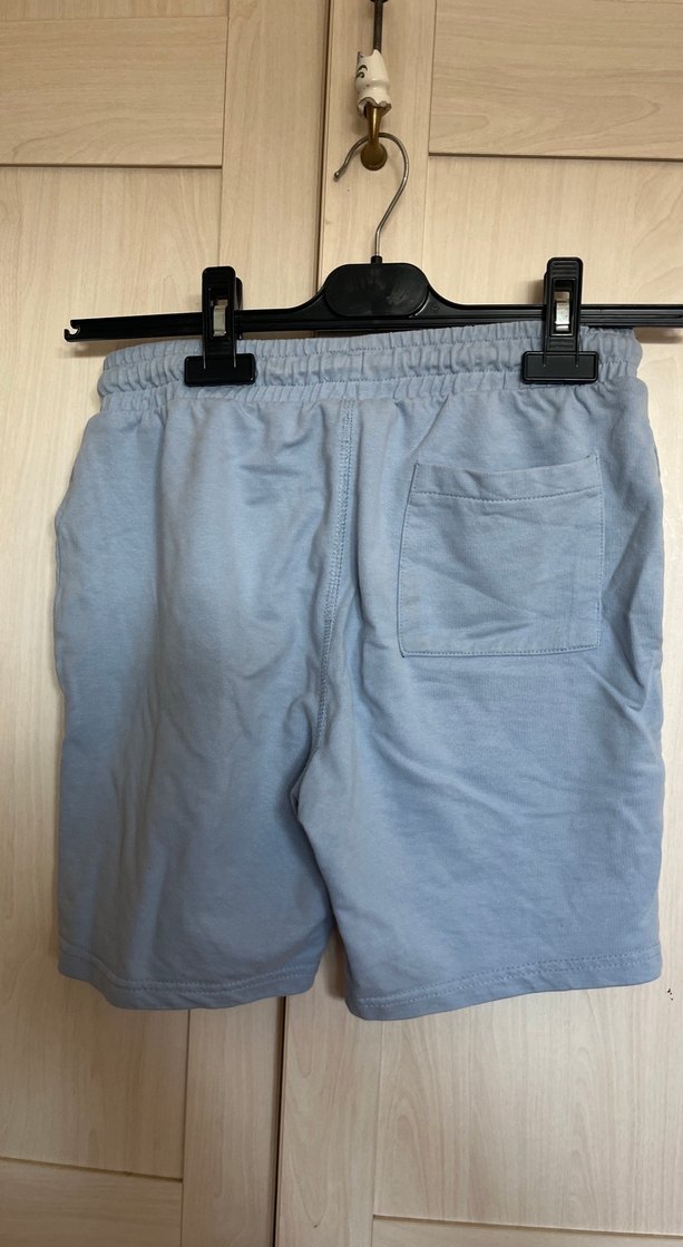 Mavi Baskılı Midi Hamile Şort - Görsel 5