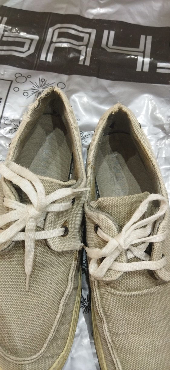 Bej Erkek Spor Ayakkabı Bağcığı - Görsel 4