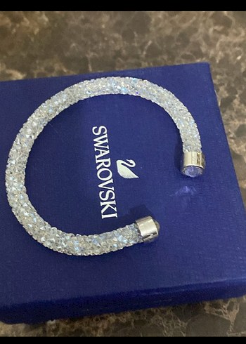 Swarovski Beyaz Pullu Bilezik