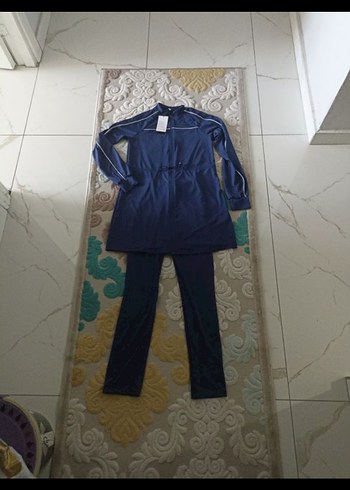 Lacivert tesettür mayo - Görsel 3